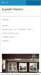Mobile Screenshot of buywellinteriors.co.uk